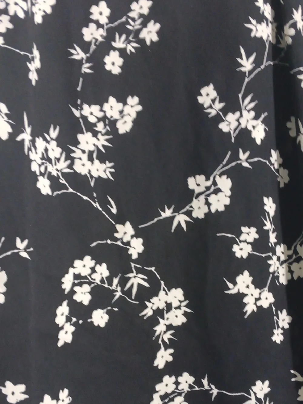 SOLD Talbots Floral Blouse Black And White Sz 2X - Picture 5 of 5